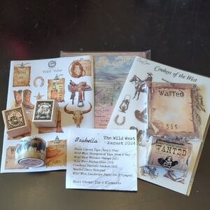 Old West Themed Craft Supplies NEW